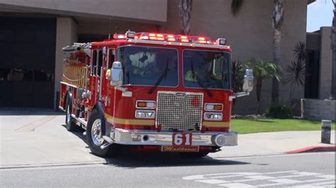 Monterey Park Fire Department Engine Responding Youtube