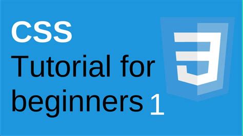 Css Tutorial For Beginners 01 Introduction To Css Youtube