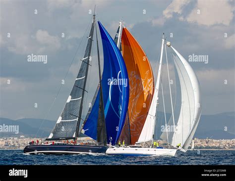 Yacht Sailing Race Stock Photo - Alamy