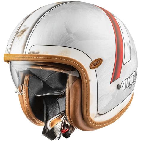 Casco Moto Jet Premier VINTAGE EVO PLATINUM EDITION DR DO 8 BM Vendita