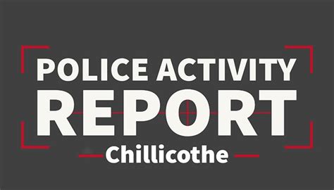 Chillicothe Police Department activity report for weekend of June 29-30 ...