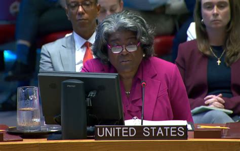 Remarks By Ambassador Linda Thomas Greenfield At A Un Security Council