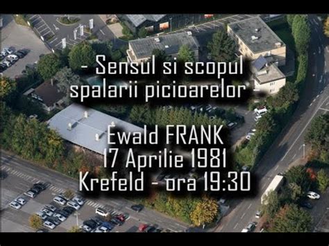 Ewald FRANK Sensul Si Scopul Spalarii Picioarelor 17 04 1981 19