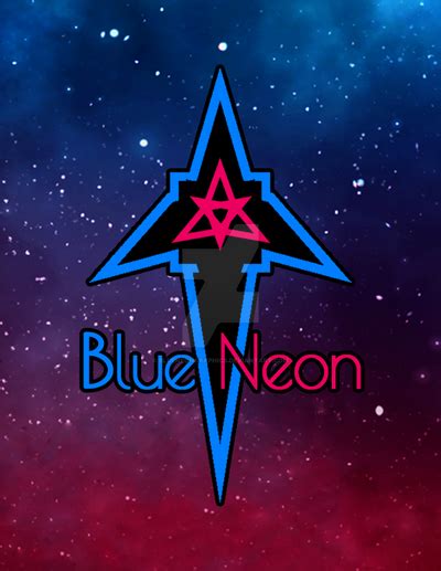 Blue Neon Graphics Logo By Blueneongraphics On Deviantart