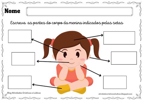 Plano De Aula Partes Do Corpo Humano De Acordo A Bncc Atividade