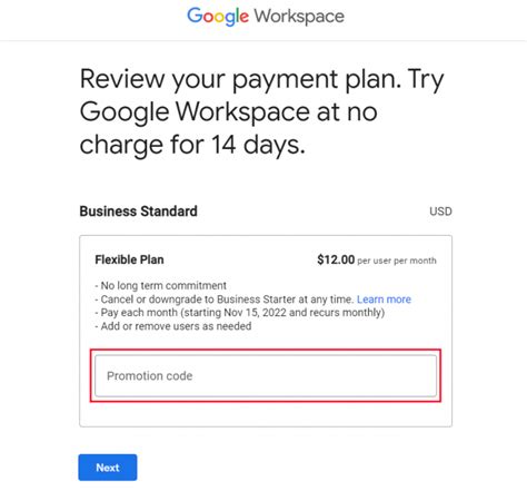 Google Workspace Promo Codes 10 OFF In November 2024