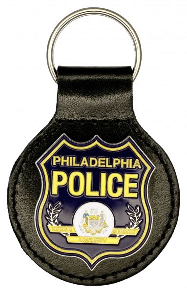 PHILADELPHIA POLICE DEPARTMENT SHOULDER PATCH KEY FOB - Chicago Cop Shop