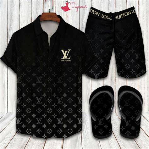 To Buy Product Combo Set Louis Vuitton Flip Flops And Combo Hawaiian