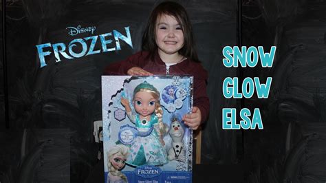 Disney Frozen Snow Glow Elsa Doll And Singing Let It Go Youtube