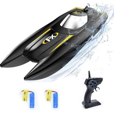 Bateau Catamaran Rc Bateau T L Command Pour Piscines Et Lacs Bateau