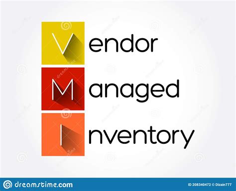 Vmi Vendor Managed Inventory Supply Chain Agreement Where The Manufacturer Takes Control Of