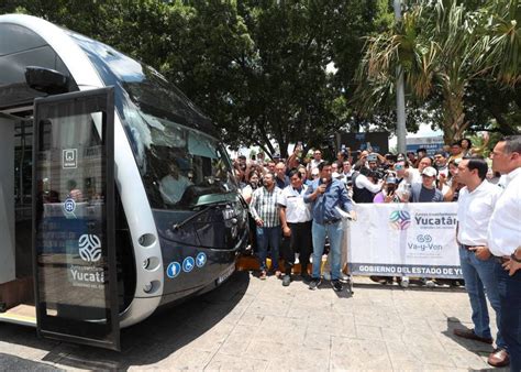 Exhiben la unidad de prueba del Ie tram transporte público 100 eléctrico