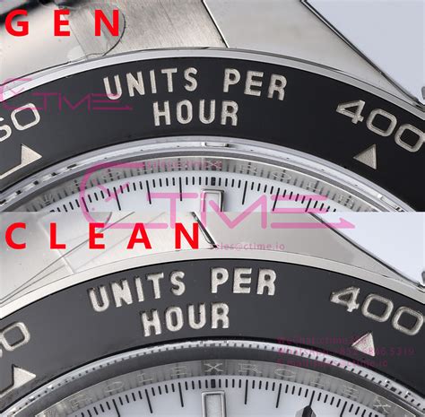 Clean new 126500 white and black dial comparison with GEN | Replica ...