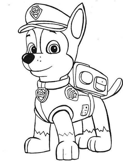 Desenhos Da Patrulha Canina Para Colorir E Imprimir Online Cursos