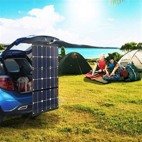 Intenergy Folding Solar Panel Kit 100w Monocrystalline Solar Panel