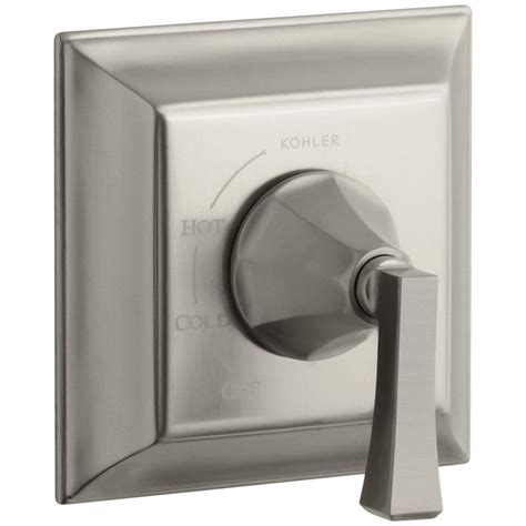 Kohler Memoirs Stately 1 Handle Tub And Shower Faucet Trim Kit In Vibrant Brushed Nickel Valve