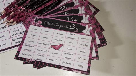 Bingo Lápis Chá de Lingerie Elo Produtos Especiais