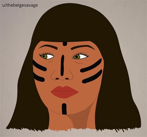 Taino Face Paint