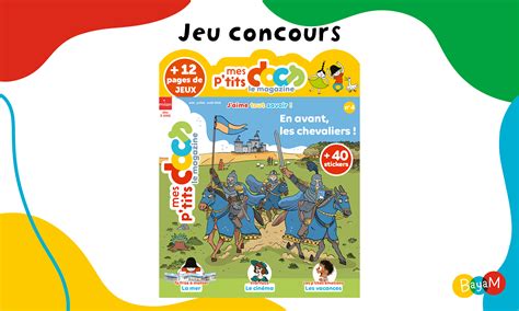 Concours le magazine Mes p tits docs spécial chevaliers à gagner