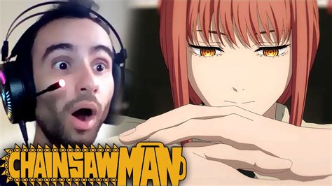 Makima Mostrando Seu Poder Chainsaw Man Ep React Youtube