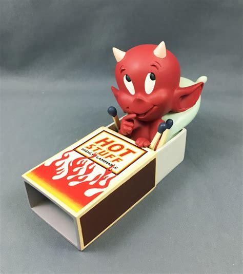 Hot Stuff Harvey Comics Démons et Merveilles inch Resin Figure Hot Stuff in Matchbox