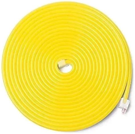 Tira Neon Flex 5m 12v Sumergible 6x12mm Fuente Grapas Color De La