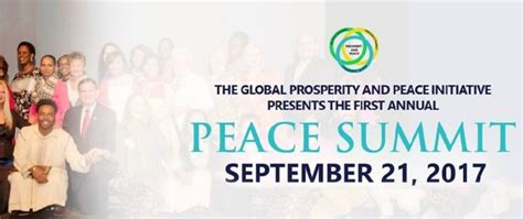 Global Peace Summit From The Alpha To The Omega