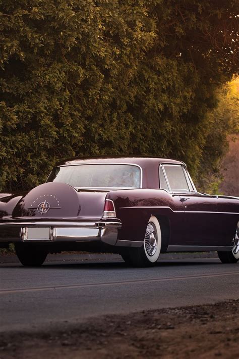 Download Wallpaper 800x1200 Lincoln Continental Mark Ii 1956 Rear