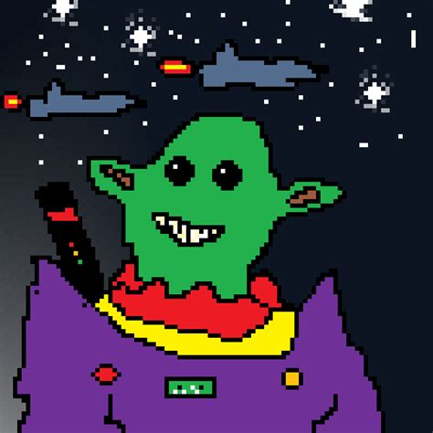 Pixilart Space Alien Uploaded By Hendash