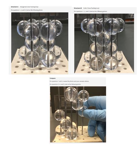 Solved Structure A Hexagonal Close Packing thepl For | Chegg.com