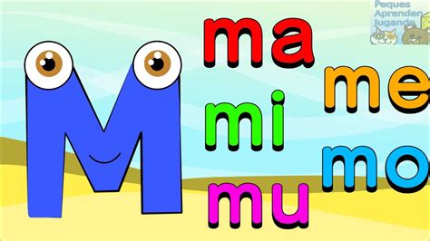 Letra M Para Niños Palabras Con M Aprender A Escribir La M Peques