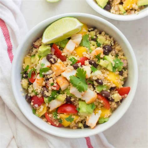 Mango Quinoa Salad With Shrimp Mj And Hungryman