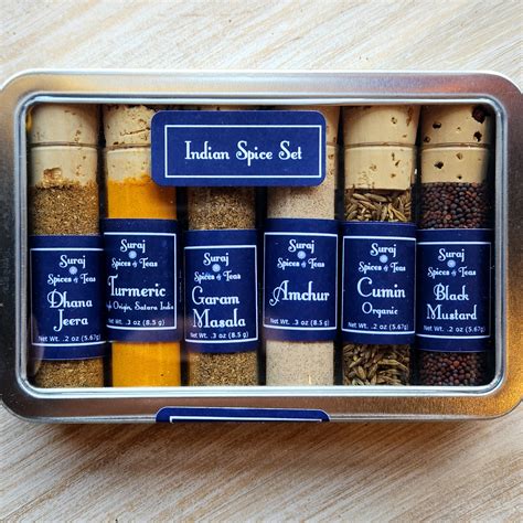 Indian Spice Set Suraj Spices And Teas