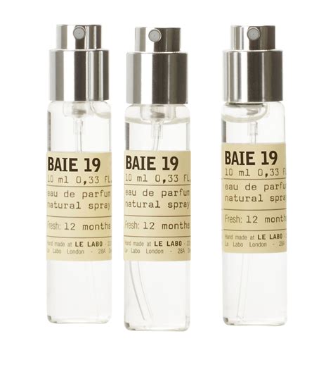 Le Labo Baie 19 Eau De Parfum Refills 3 X 10ml Harrods US