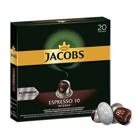 Jacobs Espresso Intenso Xl Capsule Per Nespresso Per