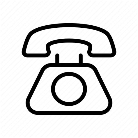 Communication Fax Landline Receiver Telephone Icon Download On