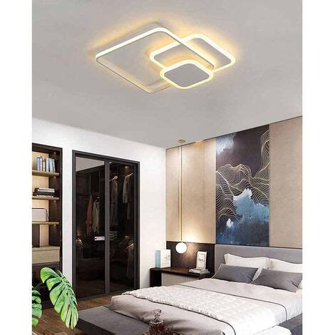 Plafoniera Led Moderna Watt Lampada Da Soffitto Quadrati