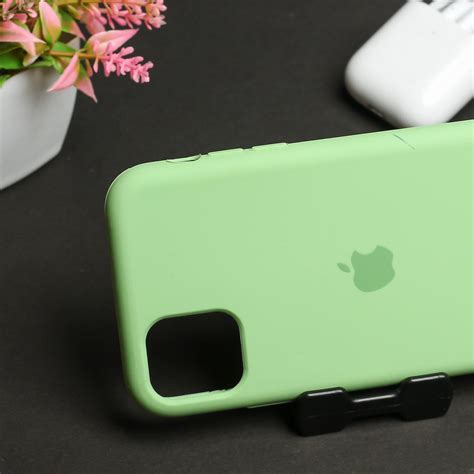 Light Green Original Silicone case for Apple iphone 12 Mini – The Hatke