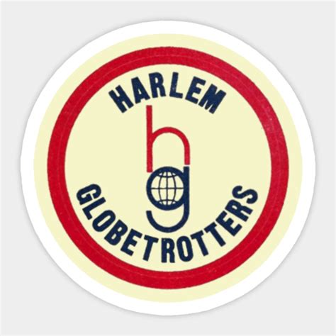 Harlem Globetrotters Vintage Logo - Basketball - Sticker | TeePublic