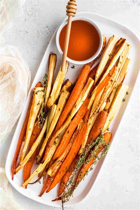 Honey Roasted Parsnips And Carrots Cook At Home Mom