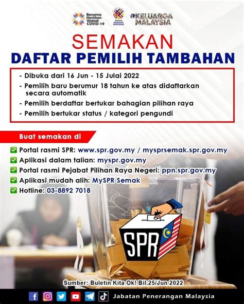 Myspr Semak Semakan Daftar Pemilih Pengundi Spr Online