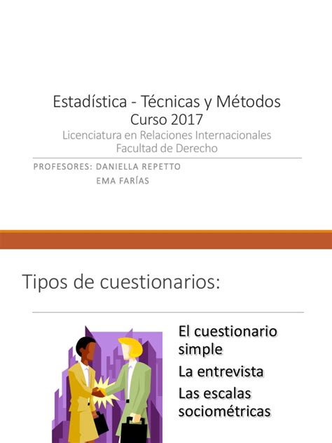 Técnicas Cuantitativas Para El Relevamiento De Datos Descargar Gratis