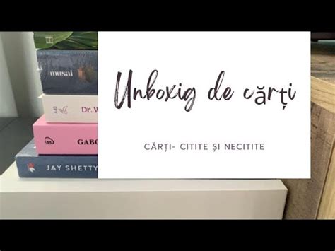 Unboxing Black Friday C R I Pe Care Le Citesc Le Am Citit I Urmeaz