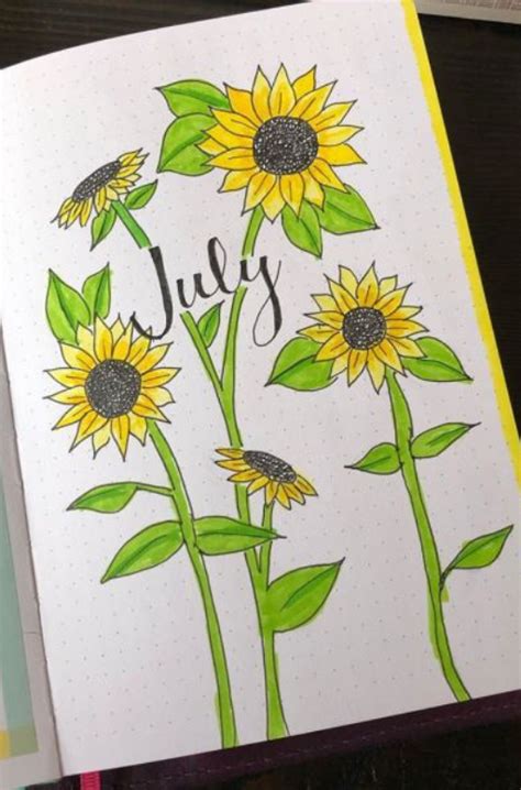 July Bullet Journal Covers Juelzjohn