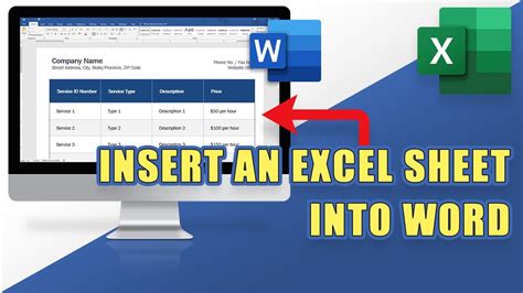 How To Insert Excel Worksheet Data Into A Word Document Worksheets