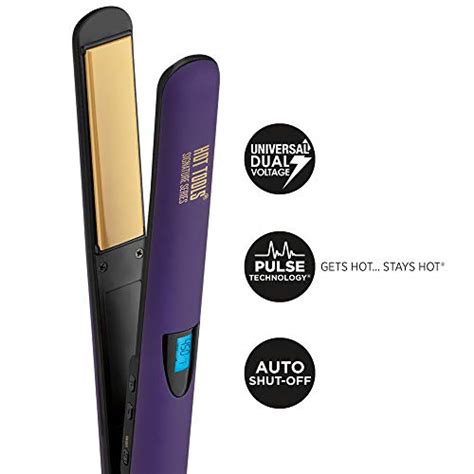Hot Tools Pro Signature Ceramic Digital Hair Flat Iron Silky Smooth Professional Quality