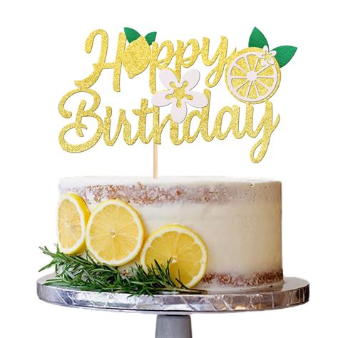 Bright And Lemon Birthday Cake Decorating Ideas For A Refreshing Birthday Cake