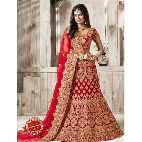 Semi Stitched Bridal Wear Lehenga Choli At Rs 1575 In Surat Id