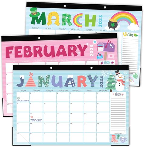Amazon.com : Doodle Large Desk Calendar 2023-2024 Calendar Desk Pad