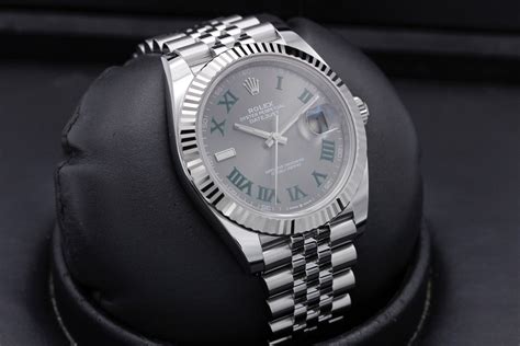 Rolex Datejust Wimbledon Stainless Steel Ocwatchguy